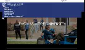 
							         Thomas More University: Home								  
							    
