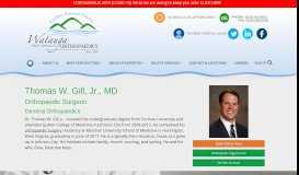 
							         Thomas W. Gill, Jr., M.D | Watauga Orthopaedics								  
							    