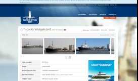 
							         THOMAS WAINWRIGHT, Offshore supply vessel, IMO 9579925								  
							    