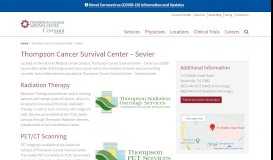 
							         Thompson Cancer Survival Center - Sevier | Thompson Cancer ...								  
							    