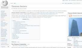 
							         Thomson Reuters - Wikipedia								  
							    