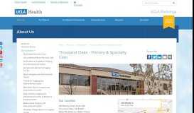 
							         Thousand Oaks - Primary & Specialty Care - UCLA Radiology, Los ...								  
							    