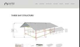 
							         Three bay structure — Portal Prefab								  
							    
