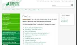 
							         Three Rivers Planning - Three Rivers District Council								  
							    