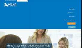 
							         Three Ways Your Patient Portal Affects Your Practice's ... - Azalea Health								  
							    
