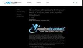 
							         Three Years of Successful Delivery of Public Cloud Services with ...								  
							    