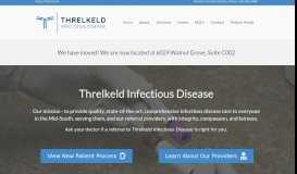 
							         Threlkeld Infectious Disease								  
							    