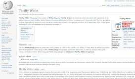 
							         Thrifty White - Wikipedia								  
							    