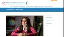 
							         Thriving Minds Summer Camp Video | NAESP Afterschool and ...								  
							    