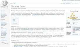 
							         Thumbay Group - Wikipedia								  
							    