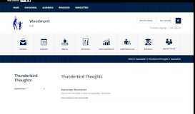 
							         Thunderbird Thoughts / Newsletters								  
							    
