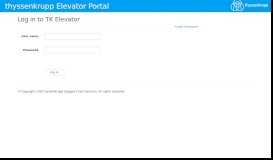 
							         thyssenkrupp Elevator Portal - tkEnable								  
							    