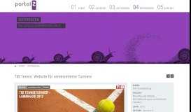
							         TiB Tennis: Website für vereinsinterne Turniere - portal 2								  
							    