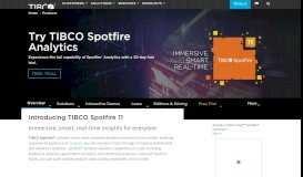 
							         TIBCO Spotfire Data Visualization and Analytics Software | TIBCO ...								  
							    
