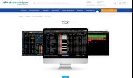 
							         TICK Web - Online Trading Platform by ... - Reliance Securities								  
							    