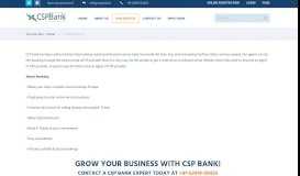 
							         Ticket Bookings - CSP Bank								  
							    