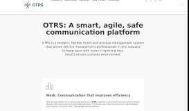 
							         Ticket System and Helpdesk Software | OTRS								  
							    
