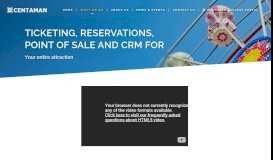 
							         TICKETING, RESERVATIONS, POINT OF SALE AND ... - Centaman								  
							    
