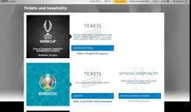 
							         Tickets and hospitality - The official website for European football ...								  
							    