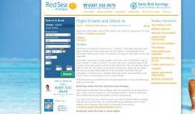 
							         Tickets & Check-in | Holidays to Egypt | Red Sea Holidays™								  
							    