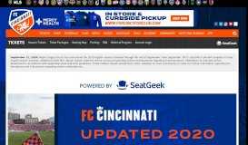 
							         Tickets | FC Cincinnati								  
							    
