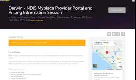 
							         Tickets for Darwin - NDIS Myplace Provider Portal and Pricing ...								  
							    