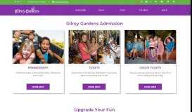 
							         Tickets | Gilroy Gardens								  
							    