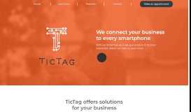 
							         TicTag | We connect your business to every smartphone								  
							    