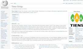 
							         Tiens Group - Wikipedia								  
							    