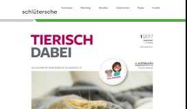 
							         TIERISCH DABEI mit der Schlüterschen – neues Magazin und Online ...								  
							    