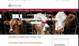 
							         TIERKLINIK.de® | Das Tiermedizin Informationsportal | Tiernotdienst ...								  
							    