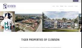 
							         Tiger Properties - Eric Newton								  
							    