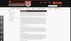
							         Tiger Safety - Loveland Schools								  
							    