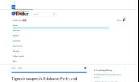 
							         Tigerair suspends Brisbane-Perth and Brisbane-Whitsunday Coast ...								  
							    