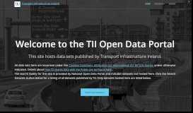 
							         TII Open Data Portal - Transport Infrastructure Ireland								  
							    