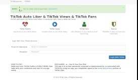 
							         TikTokLiker.us | TikTok Liker | TikTok Auto Liker | TikTok Views ...								  
							    