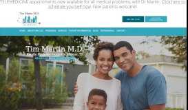 
							         Tim Martin M.D.: Family Medicine: Abilene, TX								  
							    