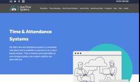 
							         Time & Attendance Software Service - SaaS - Auto Time Systems								  
							    