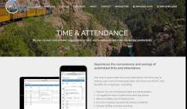 
							         Time & Attendance - The Payroll Department								  
							    