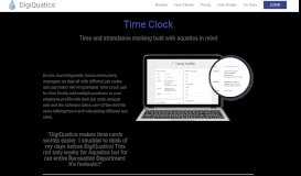 
							         Time Clock Module | DigiQuatics								  
							    