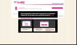 
							         TIME dotCom | e-Billing Portal								  
							    