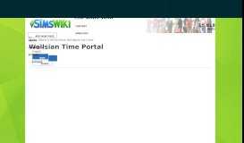
							         Time portal | The Sims Wiki | FANDOM powered by Wikia								  
							    