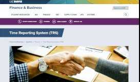 
							         Time Reporting System (TRS) | Accounting & Financial ...								  
							    