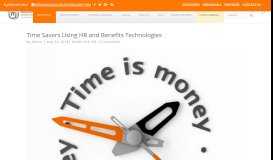 
							         Time Savers Using HR and Benefits Technologies - Millennium ...								  
							    