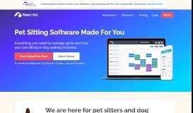 
							         Time To Pet: Easier Pet Sitting Software Trusted by 1500+ Businesses								  
							    