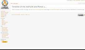 
							         Timeline of the Half-Life and Portal universe - Combine OverWiki, the ...								  
							    