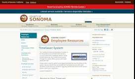 
							         TimeSaver System | Services | Employee Resources | County ...								  
							    