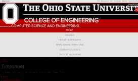 
							         Timesheet | Computer Science and Engineering - OSU CSE - The ...								  
							    