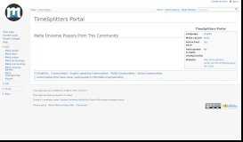 
							         TimeSplitters Portal - Mafia Universe Wiki								  
							    