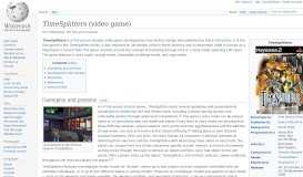 
							         TimeSplitters (video game) - Wikipedia								  
							    